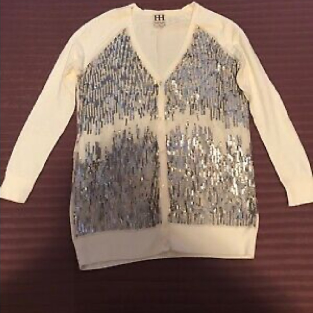 Haute Hippie Womens Knit Cardigan Cotton Cashmere Blend - XS oversized - Picture 1 of 4